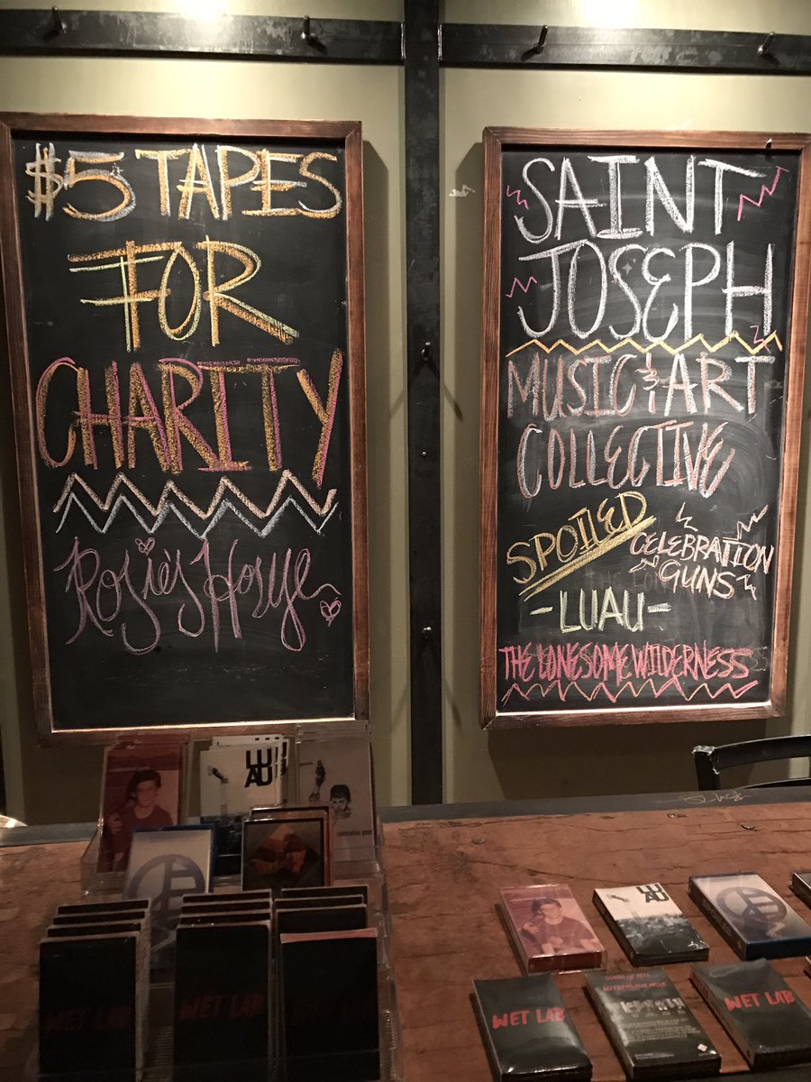 stjosephaz's tweet photo. We're at @CrescentPHX tonight representing our tapes for the Rock Lottery! Come say hi https://t.co/CosmfpD2DA