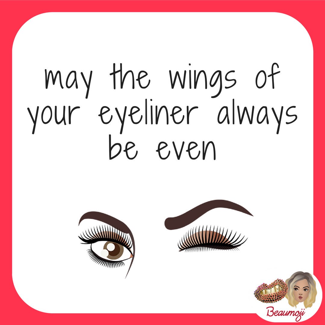 Beaumoji's tweet photo. Wishing you even eyeliner and the best life.
#saturdaze #beaumoji #wingedeyeliner https://t.co/Plc597LQ0Q