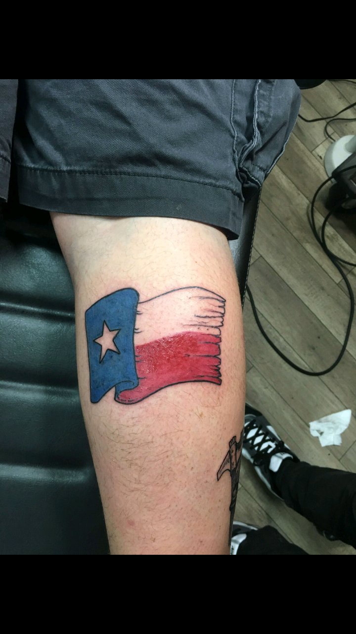 Come And Take It Flag Tattoo