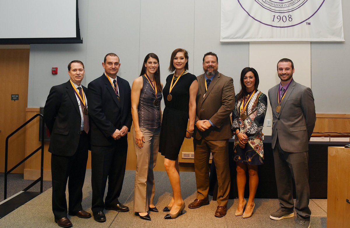 JMUSports's tweet photo. Earlier today, we welcomed the 2016 &amp; 2017 classes into the JMU Hall of Fame!

📷 https://t.co/fO3NYAbsvm https://t.co/swGNNnCCUQ