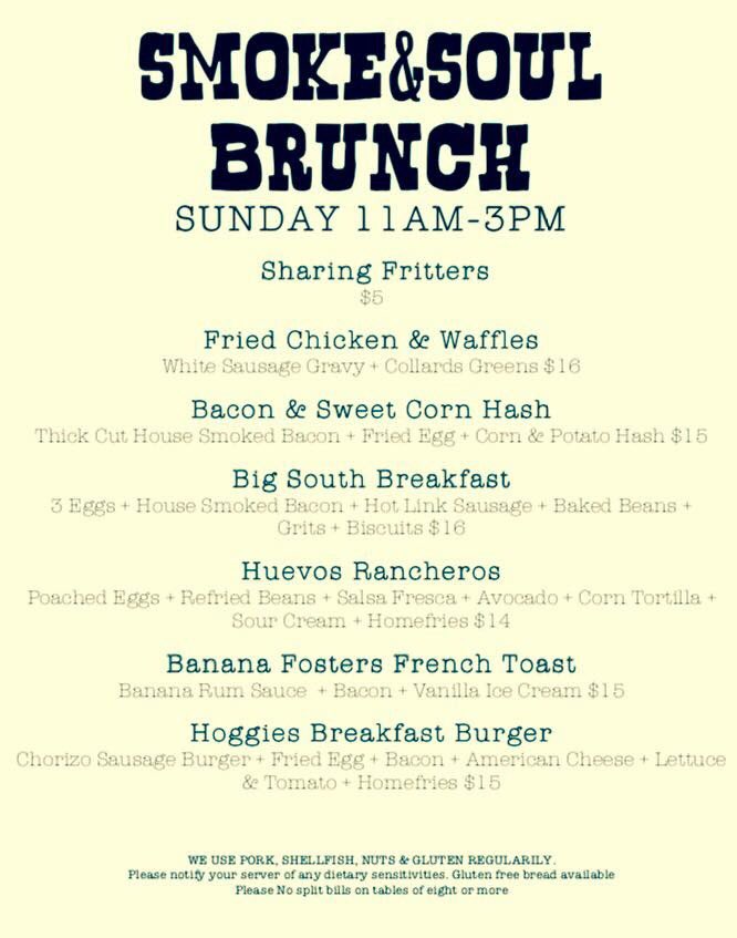 Sunday Brunch! 11am-3pm! Come hungry.