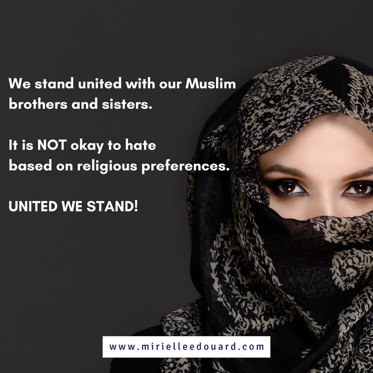 ReDefiningU's tweet photo. The #MuslimBan goes against everything America stands for. This is a sad day in America. #UnitedweStand https://t.co/H7ig9zvH6J