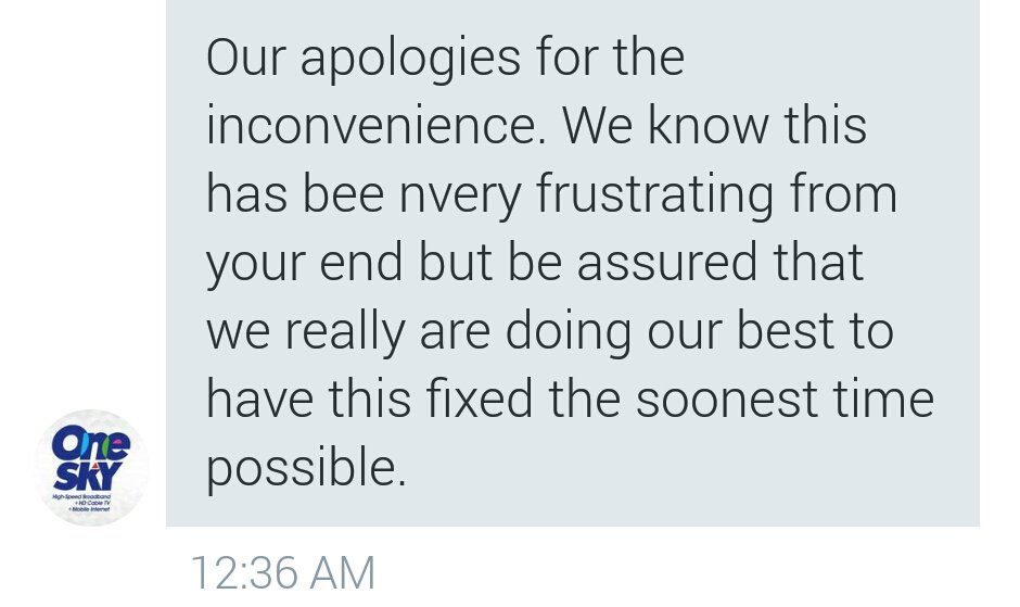aleckskyRPh8's tweet image. Sad @SKYserves. you don't take my prob seriously. Sorry if I have to make this public, ha? #SkyBroadband #NoConnect