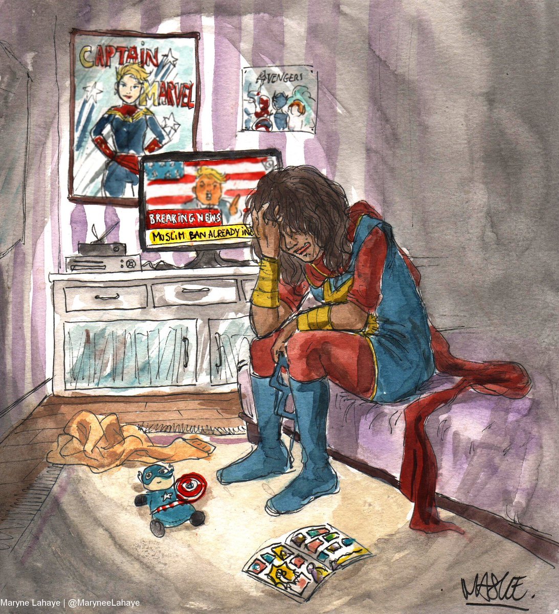 ElasticInhuman's tweet image. "Malala Yousafzai said "I say I am stronger than fear." I believe it's up to us all to be bigger than this; stronger than fear." #MuslimBan