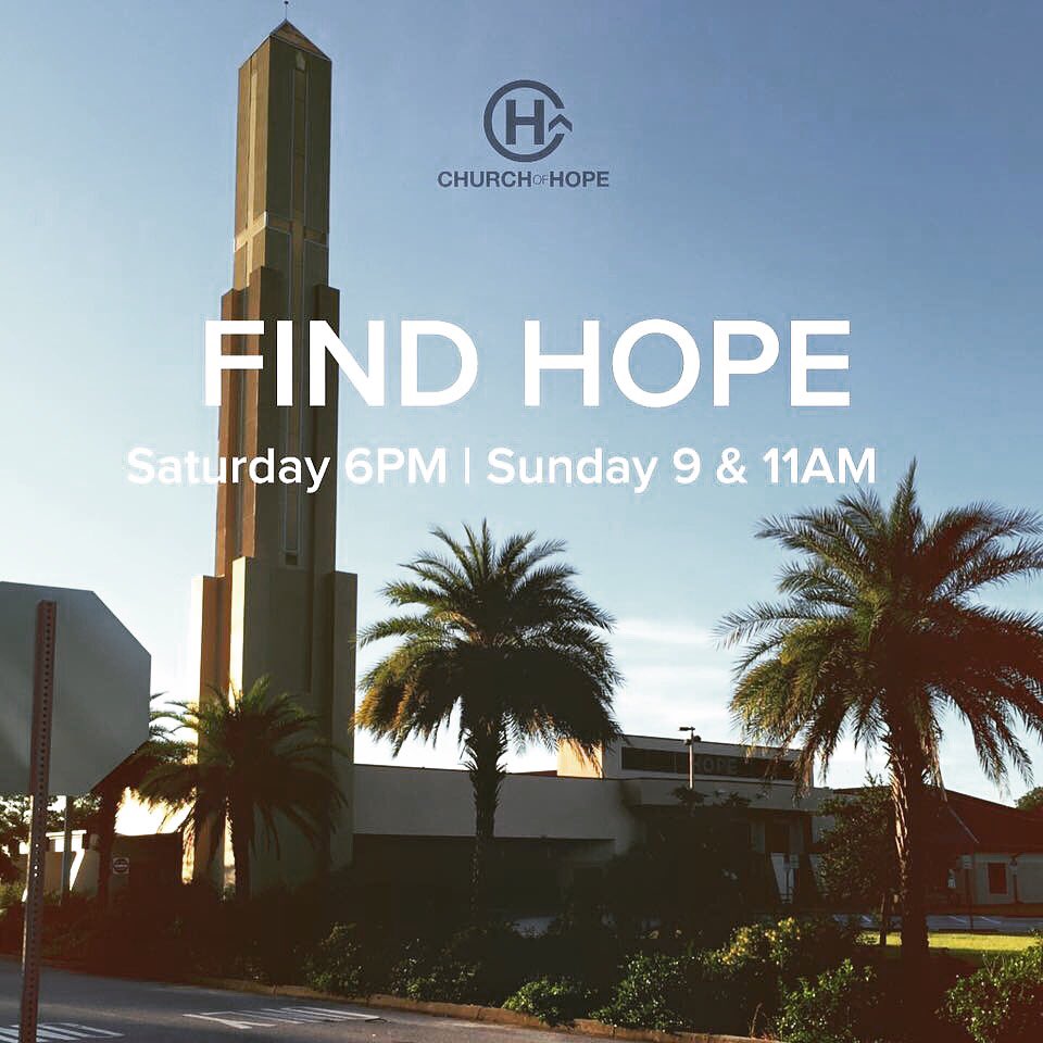 Churchofhopeone's tweet photo. Find HOPE this weekend! Don't miss a God encounter that will change your life. https://t.co/7gqYEMIPJp