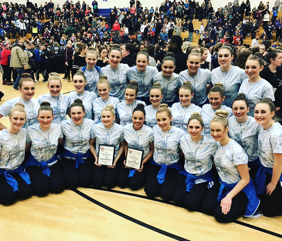 mukdance's tweet photo. State bound with Pom and Kick! Great day at Southern Regionals--Runner Up with both routines and ready to keep working! #riseup #state2017 https://t.co/2kk6BRVRx9