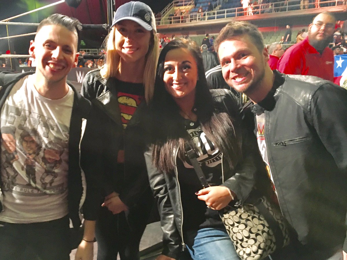 ziembaL's tweet image. Yay #NXTTakeOver @NoelleFoley  @FrankWWEClown  thanks guys