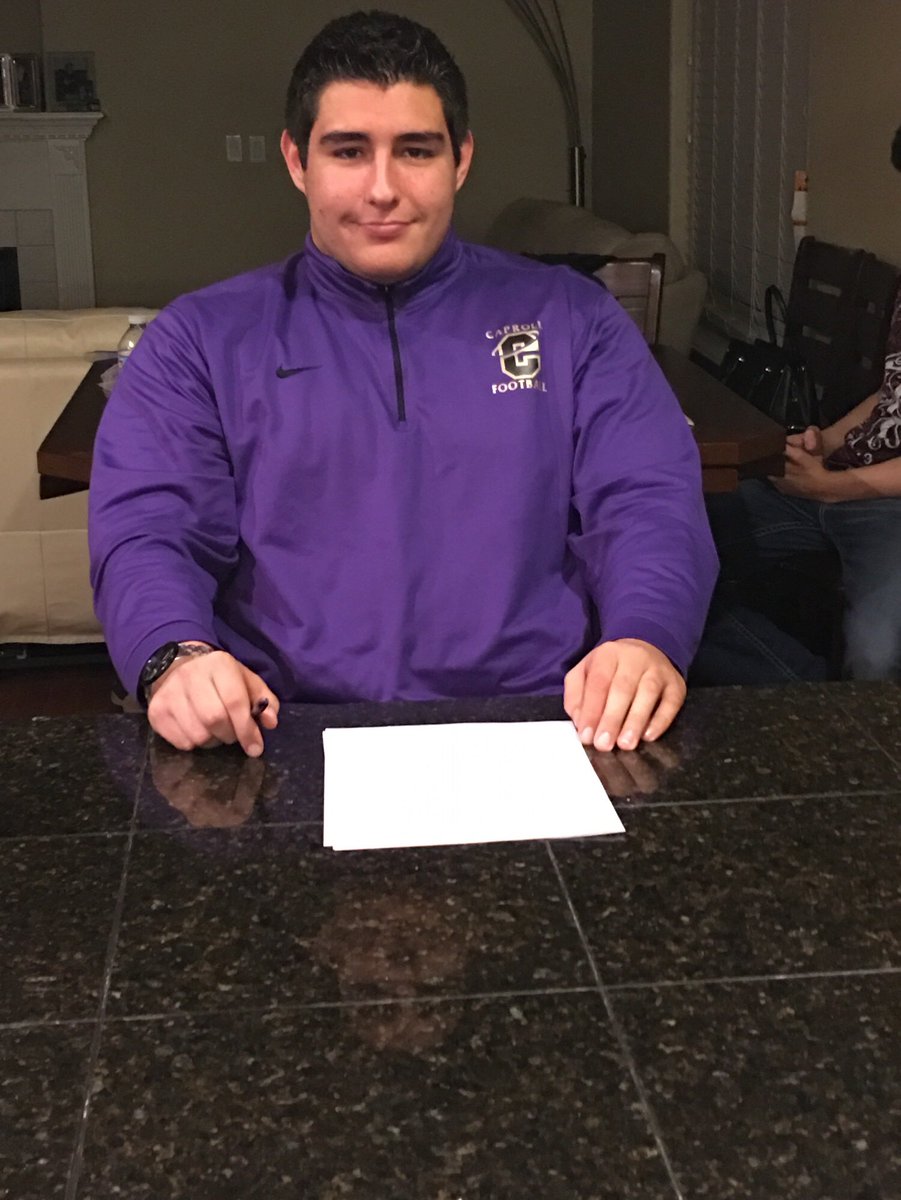 Thankful to be signing with Carrol College tonight. Blessed to have this opportunity to start the resurgence! WA➡️MT #FightingSaint