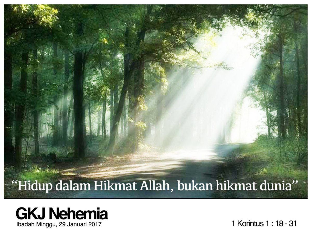 Selamat Hari Minggu, Tuhan Yesus Memberkati &amp; Memberi Hikmat