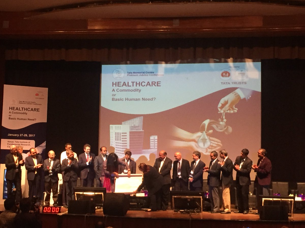 The #MumbaiDeclaration unfurled by the “Neural Network” who devised it, along with other experts. <a href="/TataMemorial/">Tata Memorial Hospital</a> #TMCis75