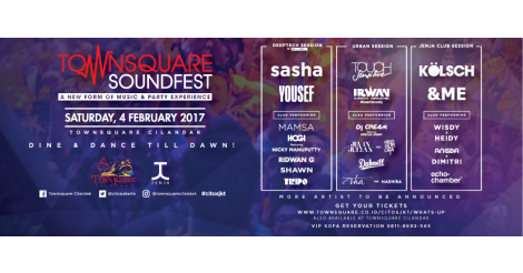 huydee's tweet photo. Townsquare Soundfest a new music and party experience is coming 4th february @citosjakarta .  

For info 
https://t.co/bY4Nwveh6p https://t.co/hynA1e5jfD