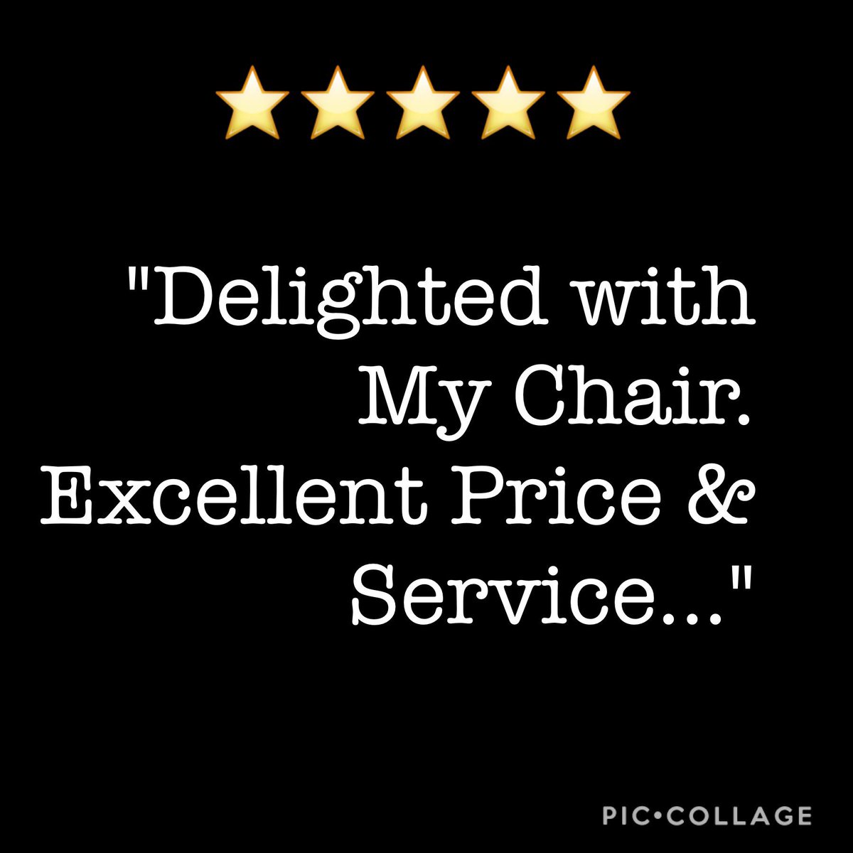 MyChairsLondon's tweet photo. Customer Service is just as important to us as the Product! #Thankyou #Thankful #SharingFeedback #SundayMorning #MyChairs #London https://t.co/eHVuOucT78