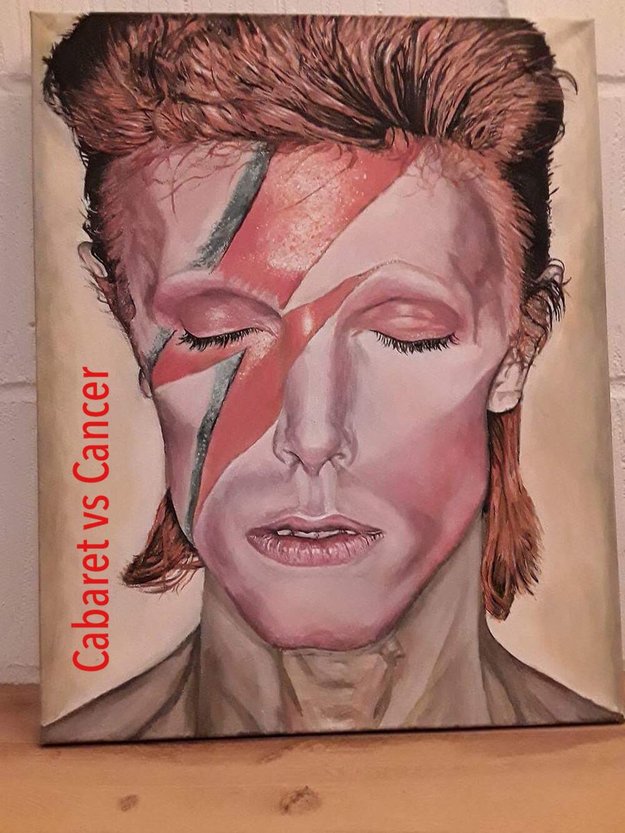 cabaretVScancer's tweet photo. We have ORIGINAL David Bowie pieces on our charity auction!  Including from @berniemagic J(ay) and MORE! https://t.co/zPjQ7KttVb Please RT https://t.co/N0ynHcNPoA