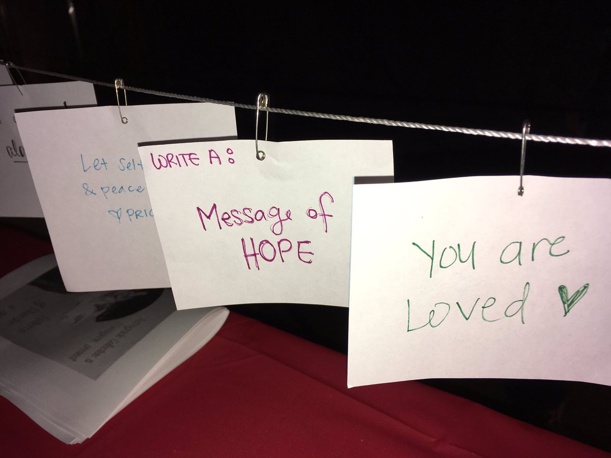 BalancedSac's tweet image. Our message of hope string is filling up with beautiful words @NAMISacramento #RedMuseum  #PatternsofDisorder #StoptheStigma