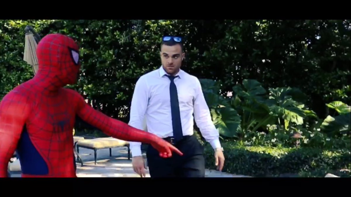 DanellJLeyva's tweet photo. Coming soon... Cuban-American Spider-Man & his driver/bodyguard/cousin w/ @_mr_red #webshorts https://t.co/ff0ClWgTLo