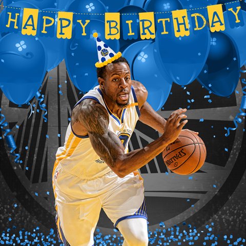  please join us in wishing Andre Iguodala a very Happy Birthday 