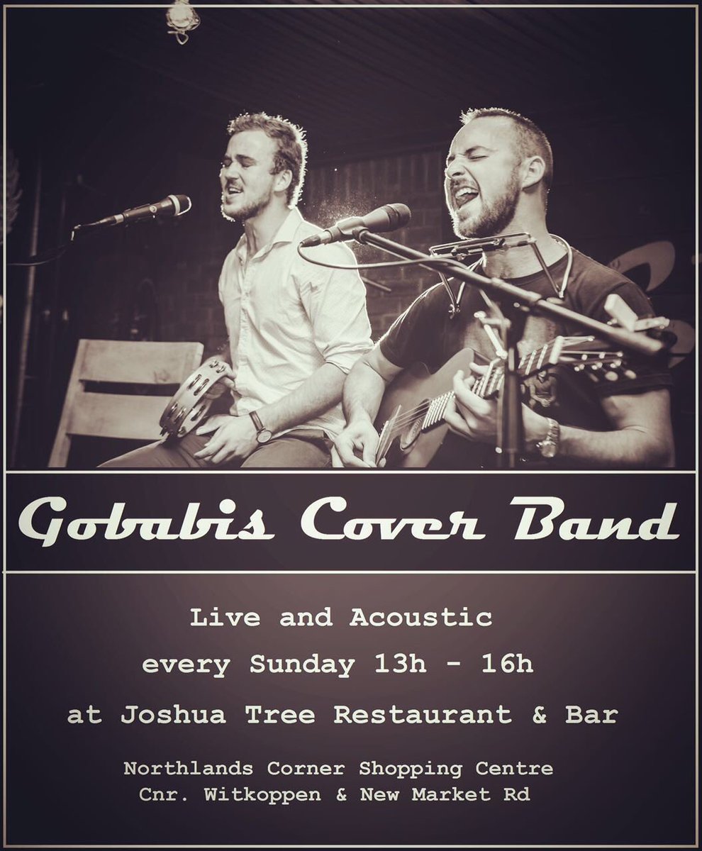 GrillShopNorth's tweet photo. Gobabis  performing at Joshua Tree Today @sa_artists https://t.co/WPHBj1sBLn