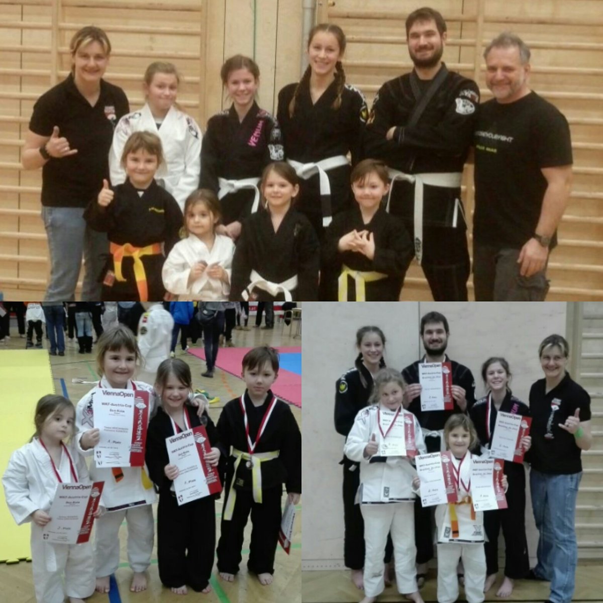 NicoleUrsching2's tweet photo. #jiuturnau erfolgreich bei den Vienna Open! Kata :1xGold, 1xSilber, 1xBronze BJJ:2xGold, 4xSilber 
Gratulation!Wir sind sehr stolz auf Euch https://t.co/tqXthq3HFt
