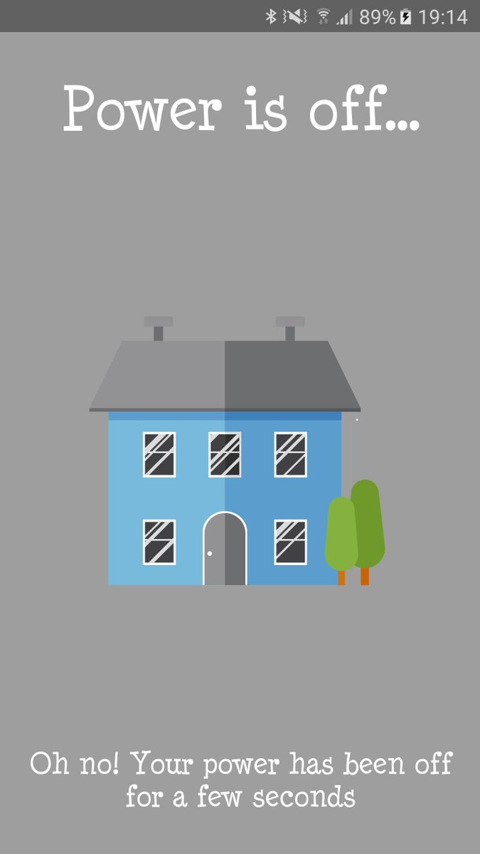 riggaroo's tweet image. I made a useful app!🤓 😂 It monitors my electricity at home &amp;amp; tells me how long it has been out for!💡🔌#AndroidThings github.com/riggaroo/andro…