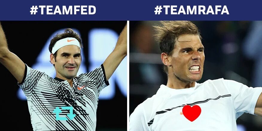 Morrow84Morrow's tweet photo. Who's going to win  #AusOpen #Fedal 

RT #TeamFed 
LK #TeamRafa https://t.co/eu0jTdhQRW