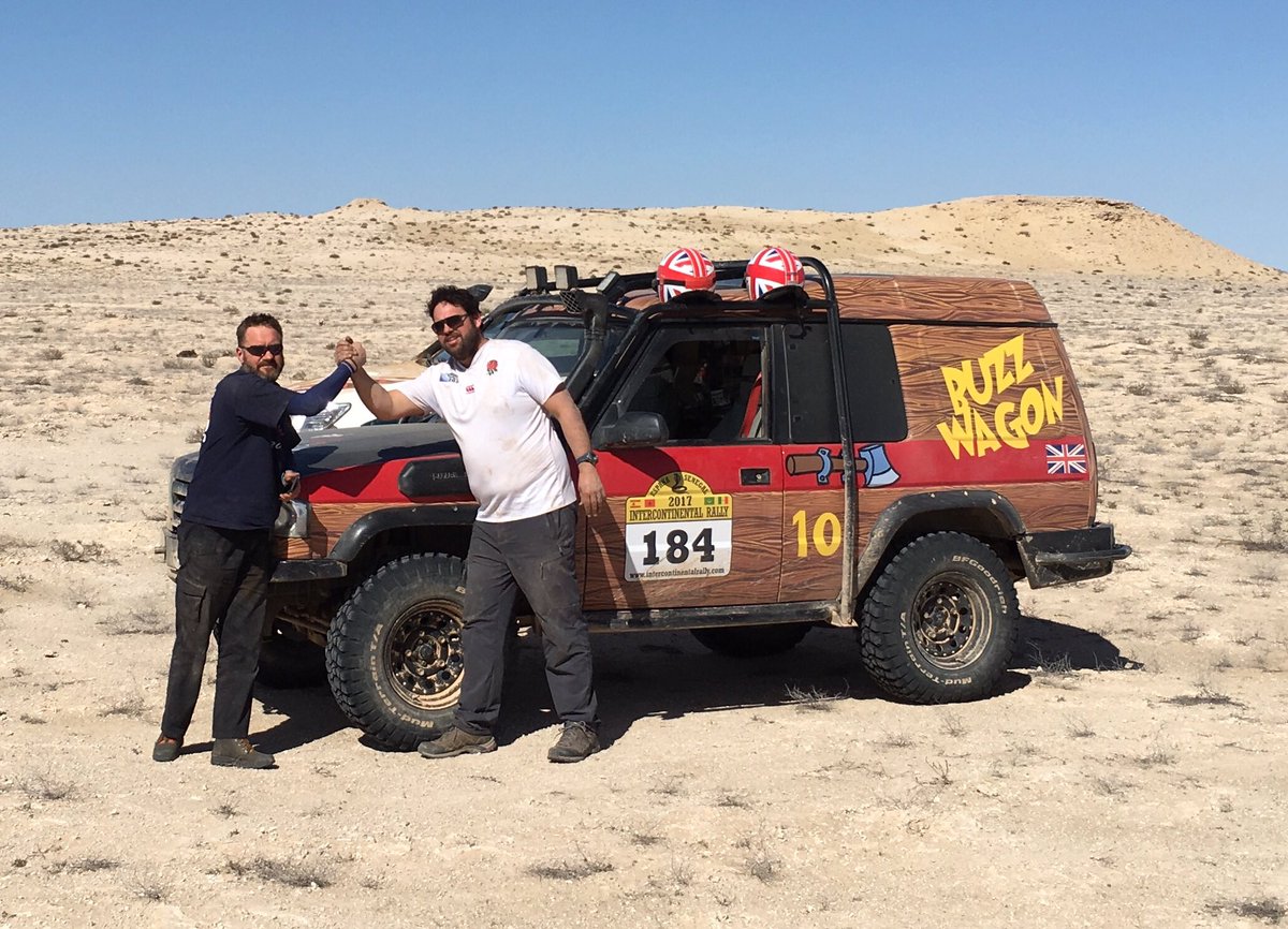 wozzly's tweet photo. End of the final stage. We made it. #wozzlyphoto #buzzwagon https://t.co/x09F0LCEoi