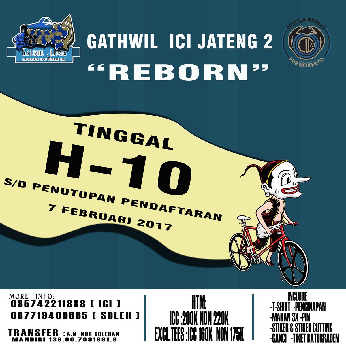 Ayok guys 😎
Sudah H-10 nih 😁😁