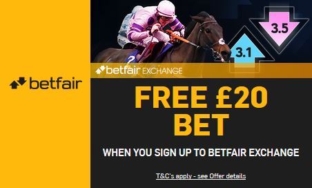 _betpython's tweet image. FREE BET - £20 free when you sign up to Betfair Exchange!! #money bit.ly/2fUskjr