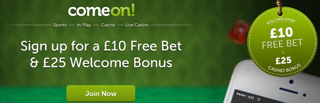 _EuroBash's tweet image. Get £10 free sports bet AND £25 free in the casino when you join ComeOn #followme bit.ly/2fUpR8x