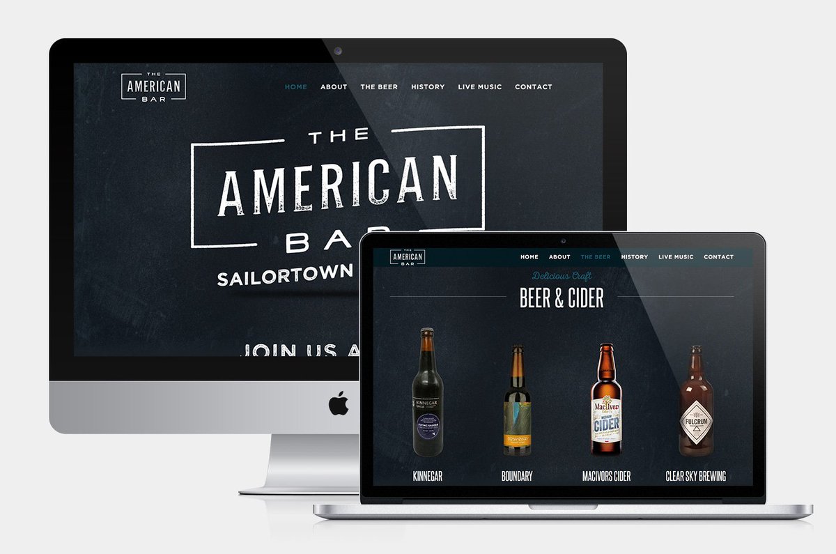 wearedarkstream's tweet photo. We are delighted to launch the new website for @The_AmericanBar. A great traditional pub with local craft beer! 🍺 https://t.co/L35ynkbwos https://t.co/5aBaKp49Sw