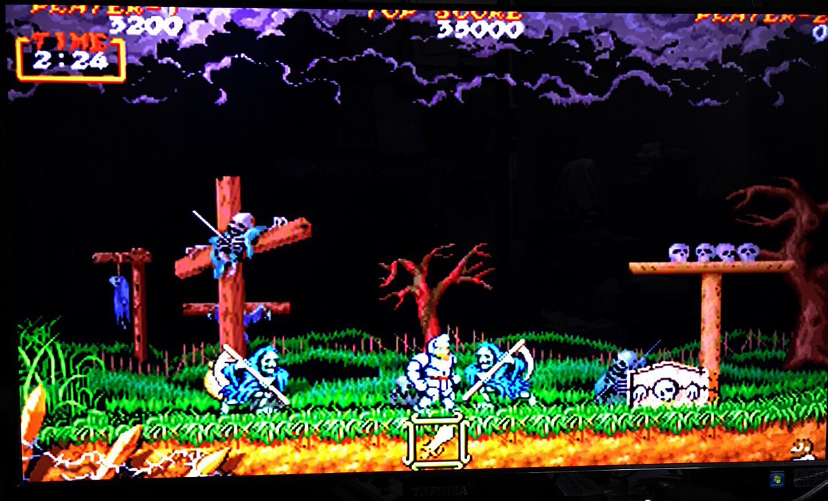 psoniKAD's tweet photo. この前、米アマから届いたretro-bit GENERATIONSやっと少し弄れた。
日本版には無いカプコンのゲームが入っているしなかなかいいのではないかと思う。ただコントローラは使いづらいかな。
#レトロゲーム #retrobitGENERATIONS https://t.co/uTL732YRiy