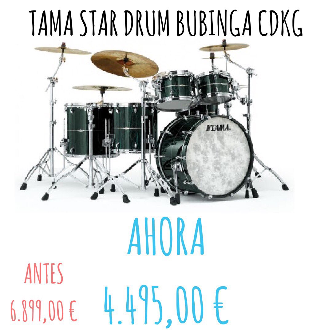 novaeramusica's tweet photo. Tama Star Drum Bubinga CDKG.
#tama #tamadrums #drums #drummer #NAMM2017 #nammshow #bateria #rock #bubinga #stardrum https://t.co/mgpQm131cN