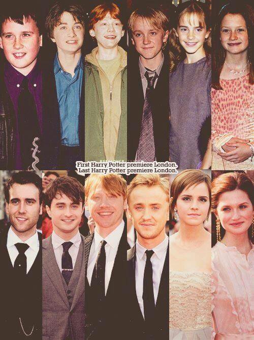 HarryPotter_es_'s tweet photo. Los protagonistas de #HarryPotter en su primera y última premiere en Londres ⚡️ https://t.co/GpRzfU7AwM