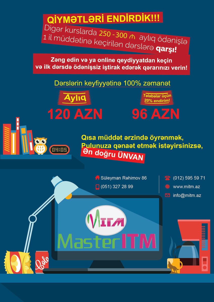 MasterITM's tweet photo. #proqramlasdirmanibizimleoyrenin https://t.co/UzOyQ3glTa