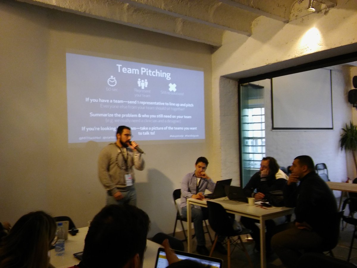 AS_Centar's tweet photo. MIT - medicinski hakaton #hackathon! #hakujzdravlje #HackBelgrade - Startit Centar Beograd @Startitrs @mithackmed https://t.co/zb06a3nsDB