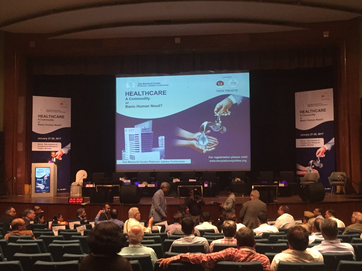 This is the beginning of the work, not the end. The beginning is wonderful: Dr. Amartya Sen on #MumbaiDeclaration, #TMCis75 <a href="/TataMemorial/">Tata Memorial Hospital</a>