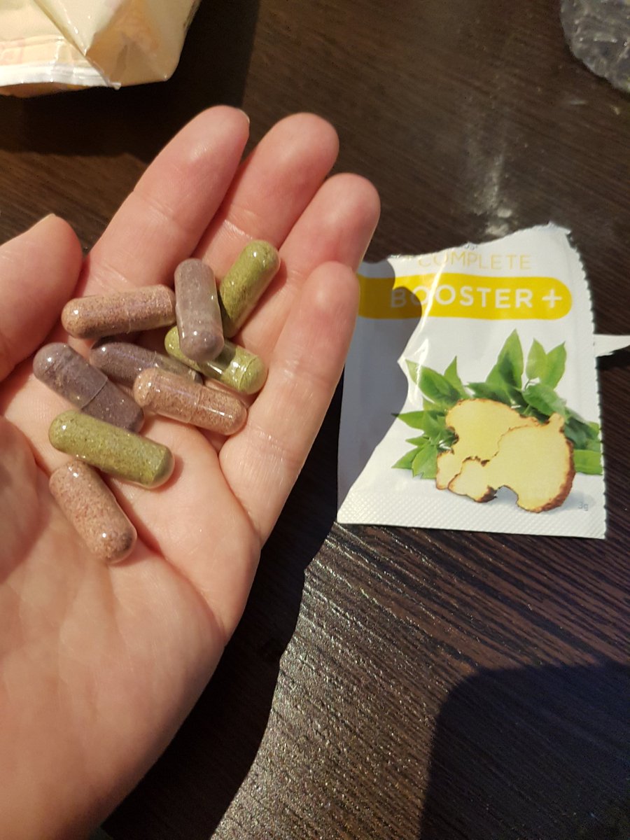 MagsW37's tweet photo. Wee booster and doubled up on my fruit and veg capsules after breakfast to keep me going on the flight home #London #antioxidants #nutrients https://t.co/P77UGtRx5l