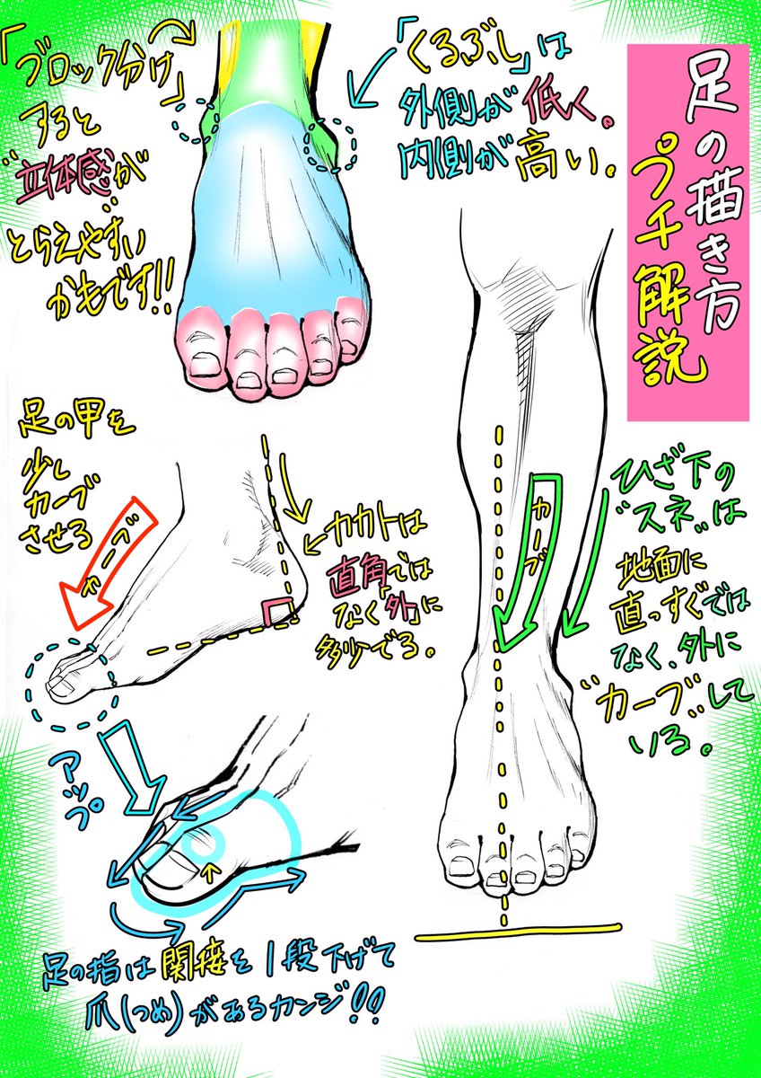 4000RT✨9000いいね✨
ありがとうございます‼️

【靴シューズの描き方】
アングル【ランキングベスト4】

✨足のプチ解説イラスト✨
もよろしければどうぞ↓↓ 