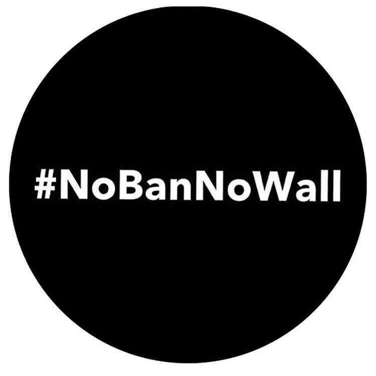 Monicabjerke's tweet photo. #NoBanNoWall #WeAreAllImmigrants https://t.co/jZBScGWUkS