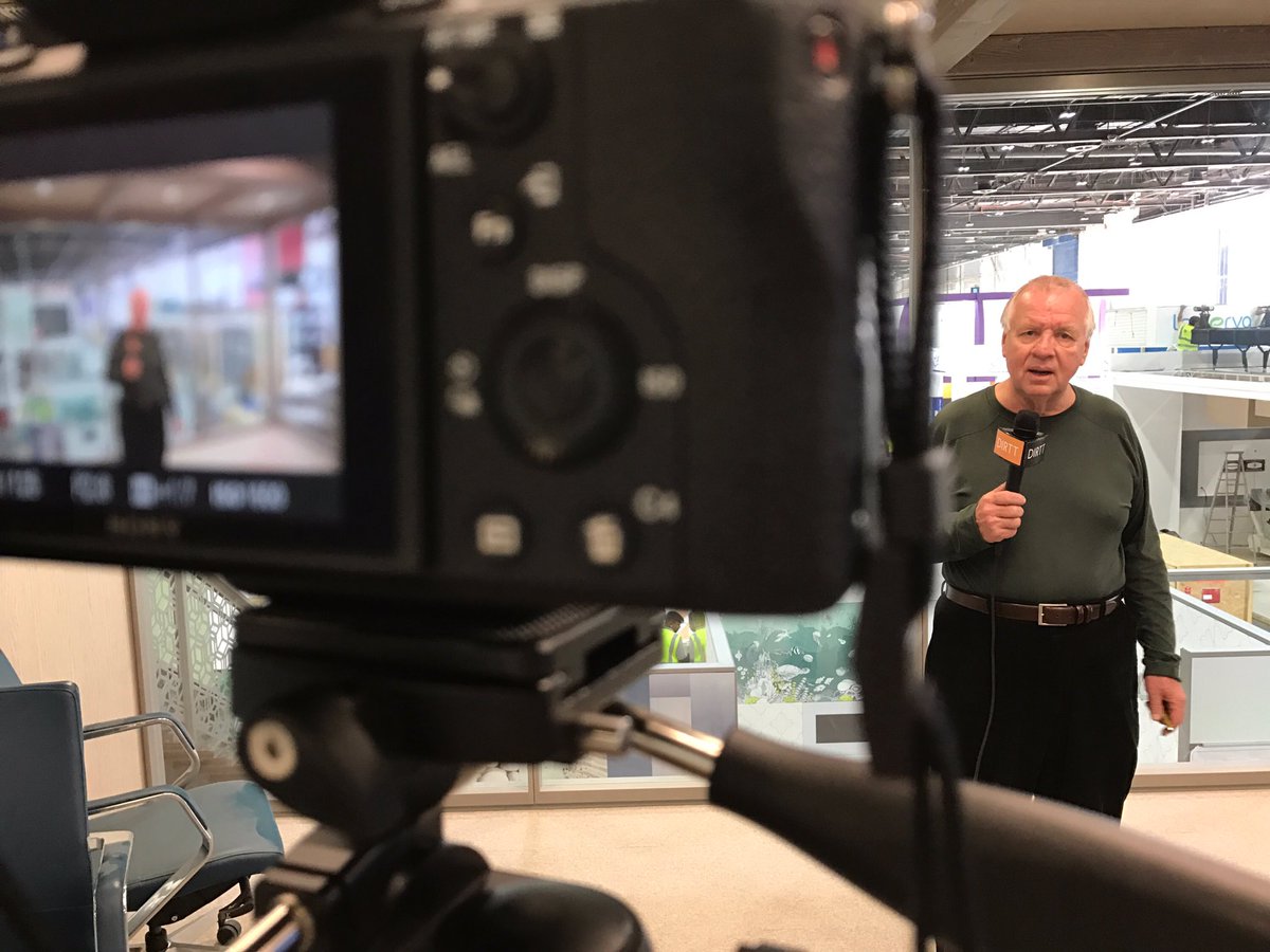 DIRTT's tweet photo. He's back again: Head #DIRTTbag Mogens Smed ushers in #DIRTTArabHealth Day 4. What will be he say to summarize our action packed build? https://t.co/FiBDg112UI