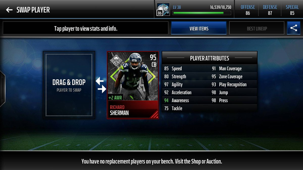 StarKevin2002's tweet photo. Check out my Madden Mobile Team! Download at https://t.co/ElhDEQfP4Q #MaddenMobile https://t.co/AgAcljrWXl