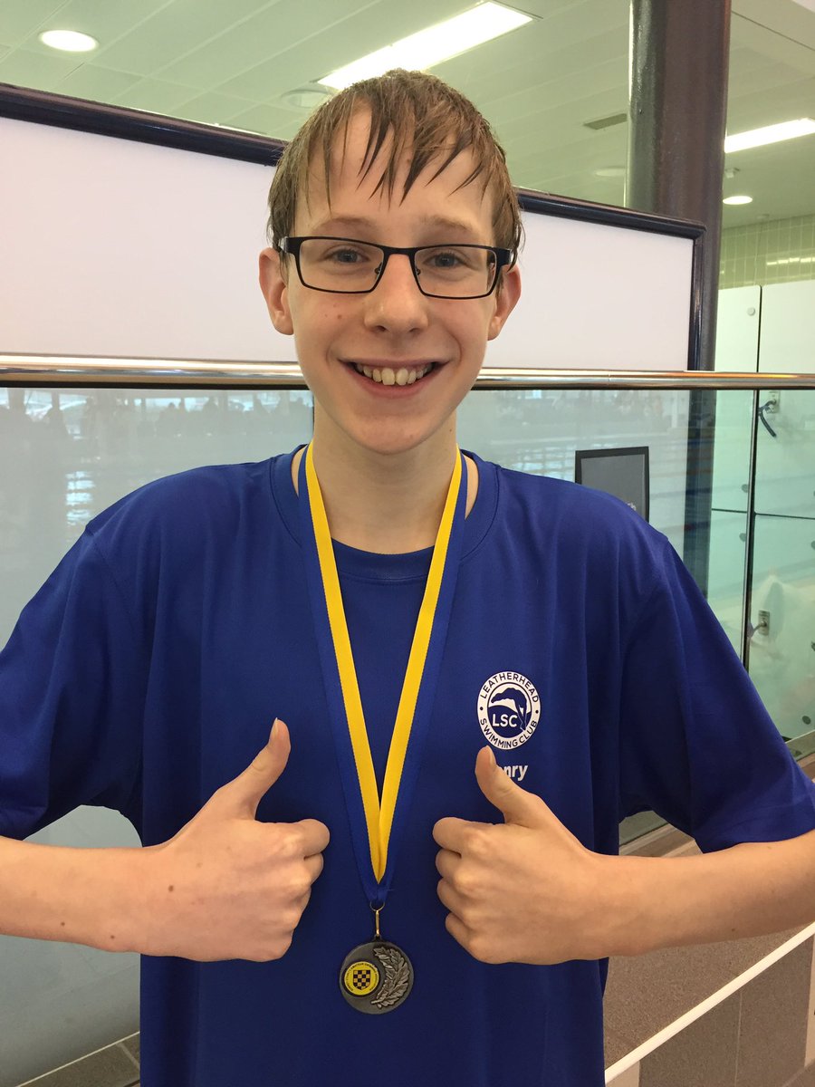 LeatherheadSwim's tweet photo. First medal @SurreyASA for @LeatherheadSwim. Great swim for Henry in the 400free. #leadfromthestart #surreys2017 https://t.co/VkkBPzbZ29