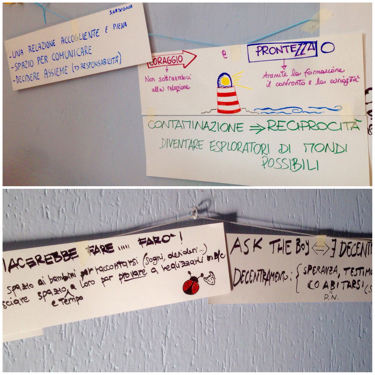 brancaLCagesci's tweet photo. La branca al lavoro! Il #festivalbambino e le #piccoleorme: la "contaminazione" porta a nuove tracce! #buonacaccia e #buonvolo! @agesci https://t.co/fEHZkMTBii