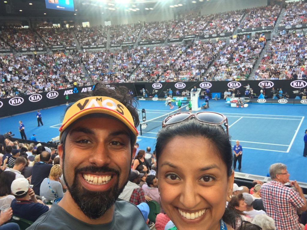 FaceDocSF's tweet photo. Our honeymoon!! #aoselfie #kiatennis #rla https://t.co/h66Eo2GWif