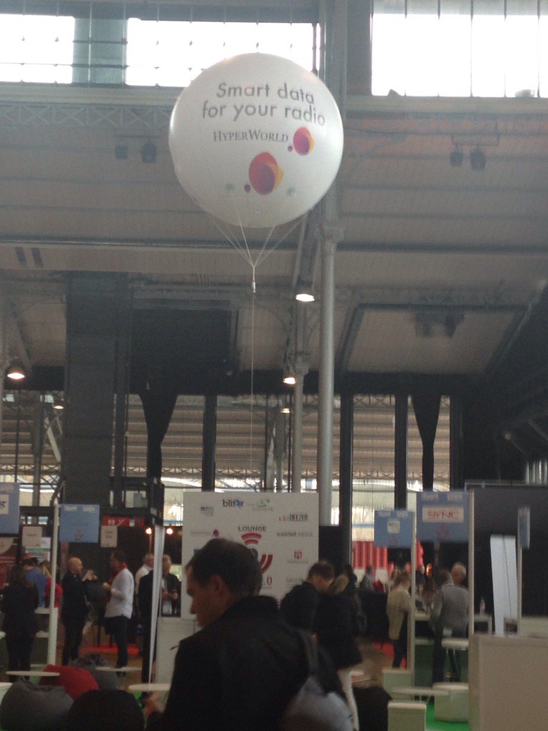 ARNAUDDESTROMAN's tweet image. HyperWorld at #SalondelaRadio until Tuesday. Meet us at Lounge #RR20 !