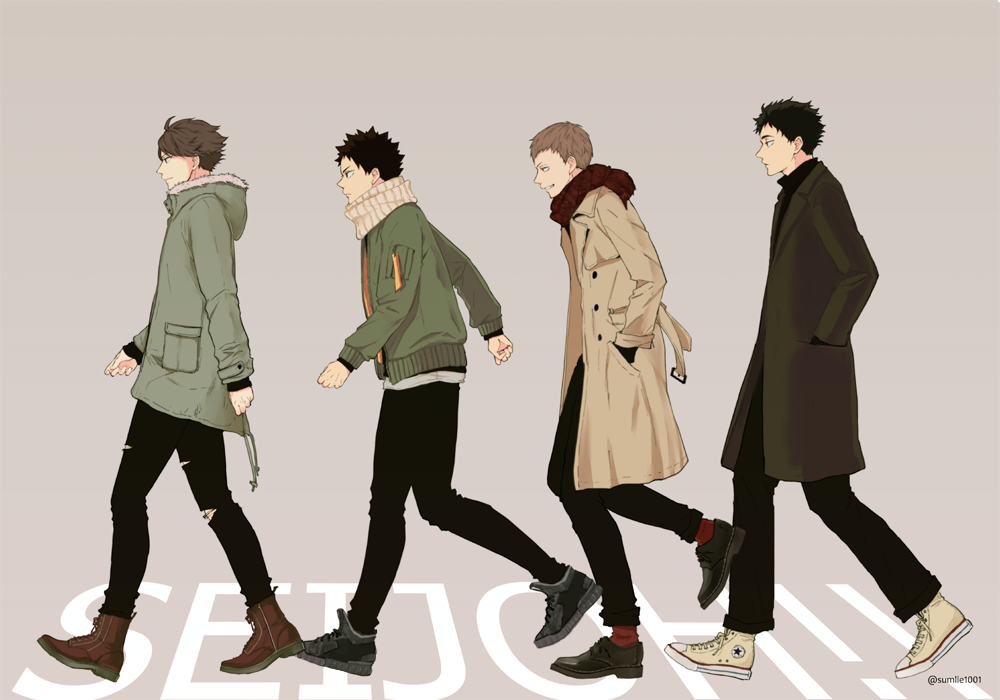 続く道（及川・岩ちゃん・花巻・松川）