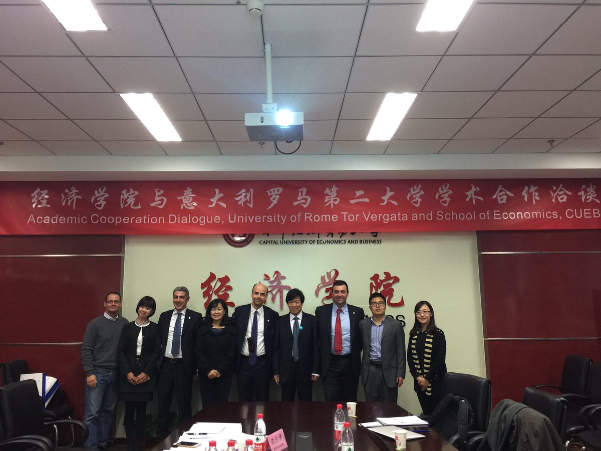 Appolloni's tweet photo. In China working for an academic cooperation dialogue @unitorvergata and #Cueb @NovelliGnovelli https://t.co/8PqRS3ILdV