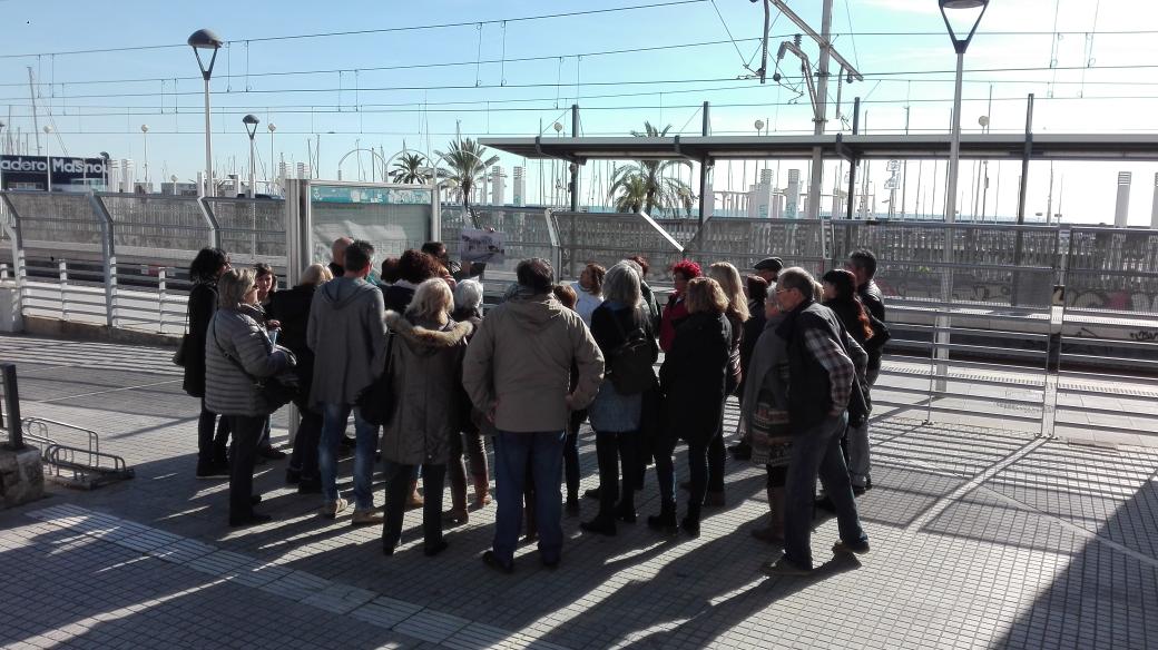 Finalitzem el recorregut a l'estació del Masnou, on avions italians van bombardejar per última vegada #GuerraCivil