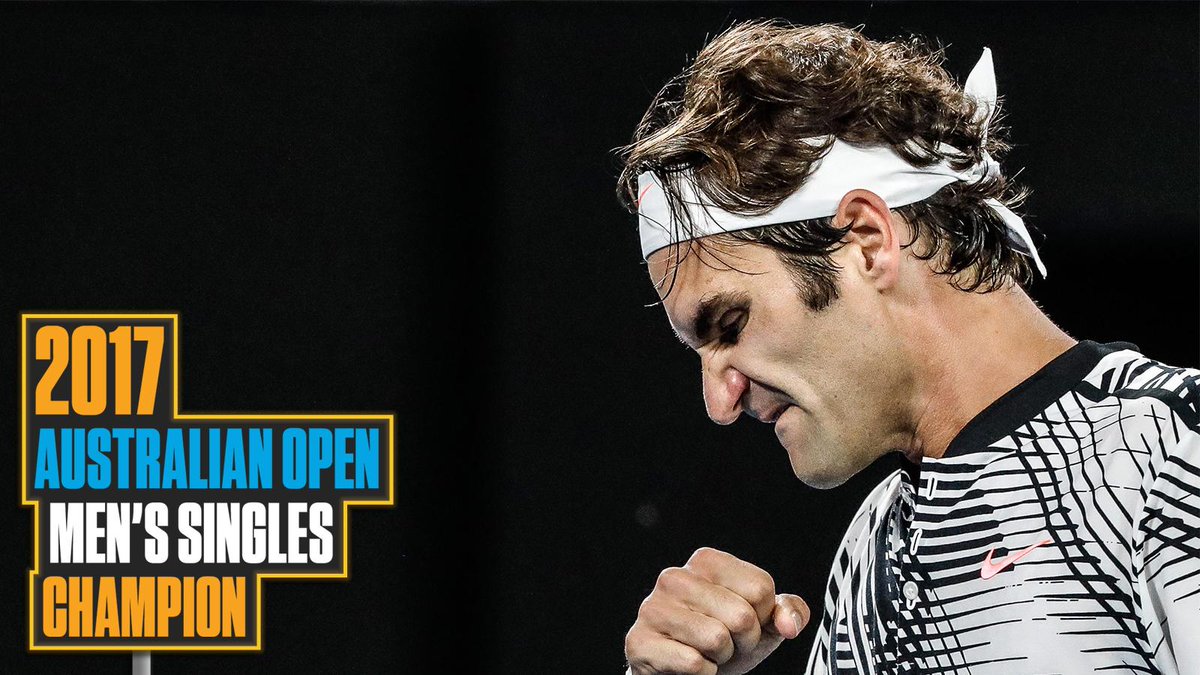 espn's tweet photo. The best ever.

Roger Federer wins a thriller in the #AusOpen final and extends his record for most Grand Slam singles titles to 18. https://t.co/0OUQ8wS1d7