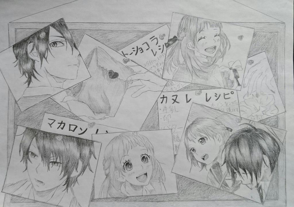 ともとも カヌレとウルフより コルクボード風イラストです 部活に勉強に忙しくてなかなか描けなかったんですが インフルのお陰でゆっくり掛けました インフル様々ですね ポカリ飲まなきゃ Honeyworks カヌレ ウルフ ともとも カヌレとウルフより コルクボード風イラストです 部活に勉強に忙しくてなかなか描けなかったんですが インフルのお陰でゆっくり掛けました インフル様々ですね ポカリ飲まなきゃ Honeyworks カヌレ ウルフ