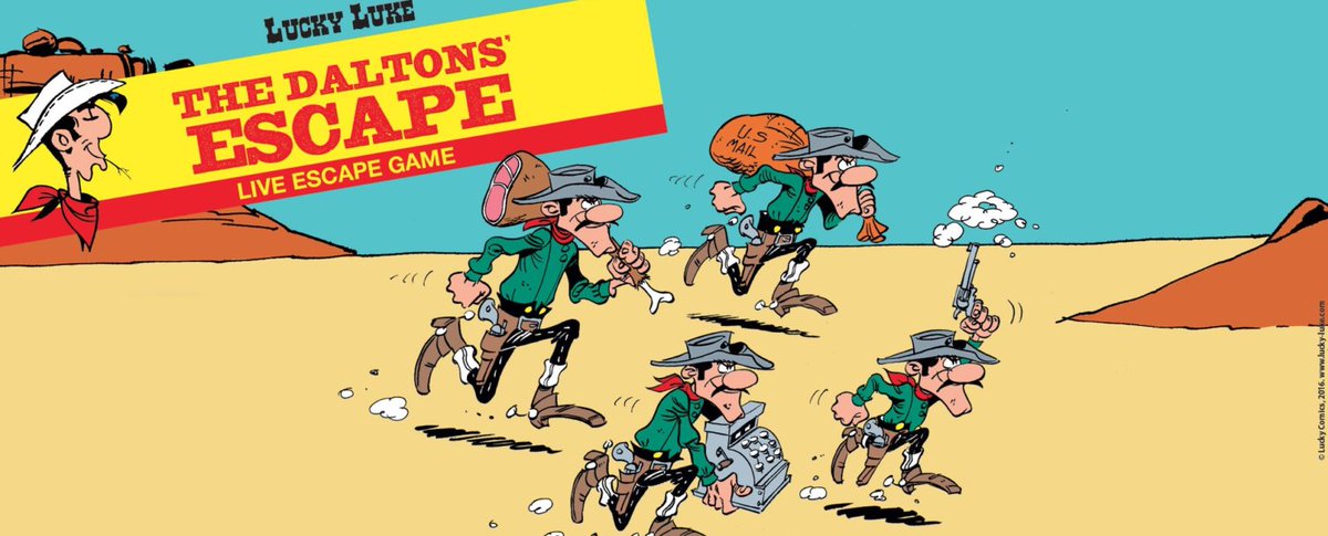 [Review] Ce satané <a href="/LuckyLukeComics/">Lucky Luke</a> nous a livré au shérif #EscapeProd
Foi de Dalton, on ne se laissera pas faire ▶️ escapegame.paris/bruxelles/esca…